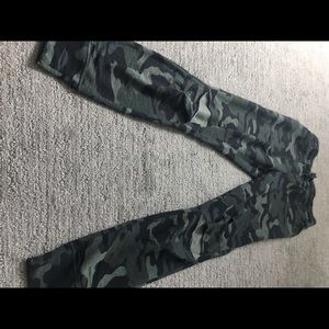 Express distressed joggers